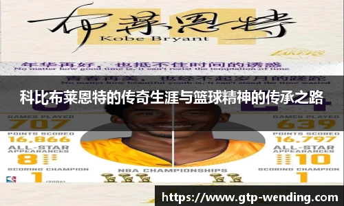 科比布莱恩特的传奇生涯与篮球精神的传承之路